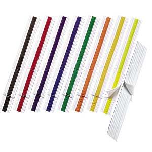 Adjustable Striped White Belt
